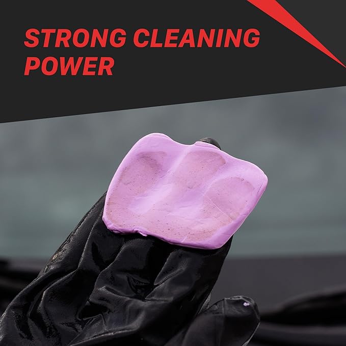 MaxShine Clay Bar & Lube Kit – 3-Pack Heavy Grade Magic Clay Bars (150g) + 16oz Clay Lube Spray – Removes Surface Contaminants & Protects Paint, Glass, Plastic, Metal – Car Detailing Clay System