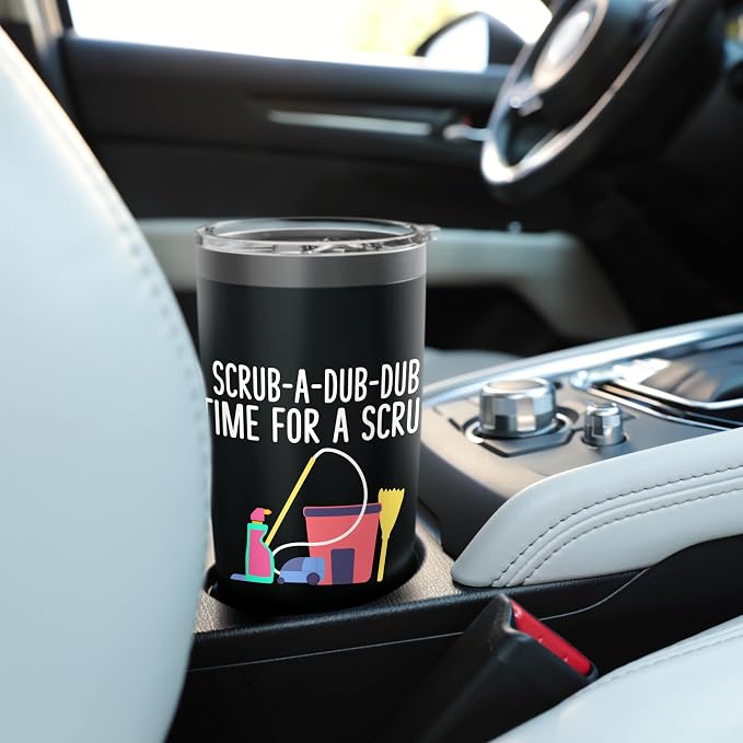 Scrub a dub dub time for a Scrub Cleaning Stainless Steel Insulated Tumbler