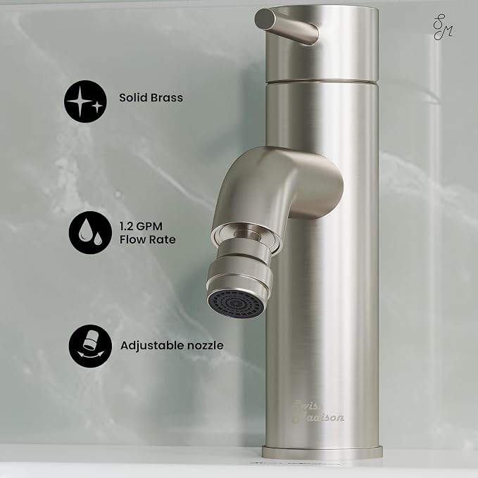 Swiss Madison Well Made Forever SM-DF81N Ivy Bidet Faucet in Nickel