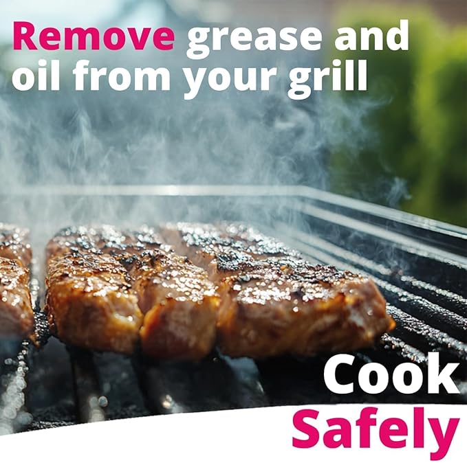 CTX Grill Degreaser - Eco-Friendly & Powerful Cleaner | Citrus Scented, Fast-Acting Formula for Heavy Duty Grime Removal | 100% Biodegradable & Safe for All Grill Surfaces