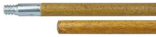 Weiler 44302 72" Hardwood Handle, Threaded Metal Tip, 15/16" Diameter, Made in the USA (Pack of 12)