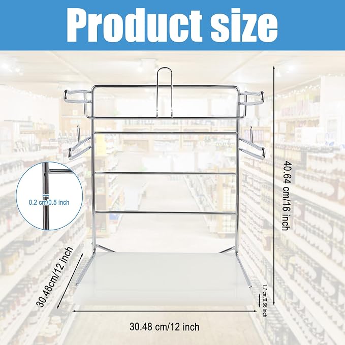 Polmart Plastic Grocery Bag Holder / Rack for Shopping Bags and Plastic Bags (2-Pack)