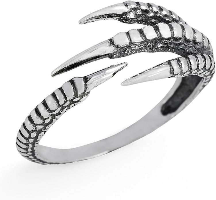 NINA DESIGNS Sterling Silver Rings - Adjustable Ring, Silver Jewelry for Women, 925 Sterling Silver, Gift for Women Women’s Rings