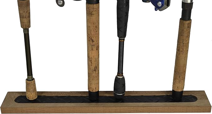 Old Cedar Outfitters Modular Wall Rack for Fishing Rod Storage, Holds up to 8 Fishing Rods