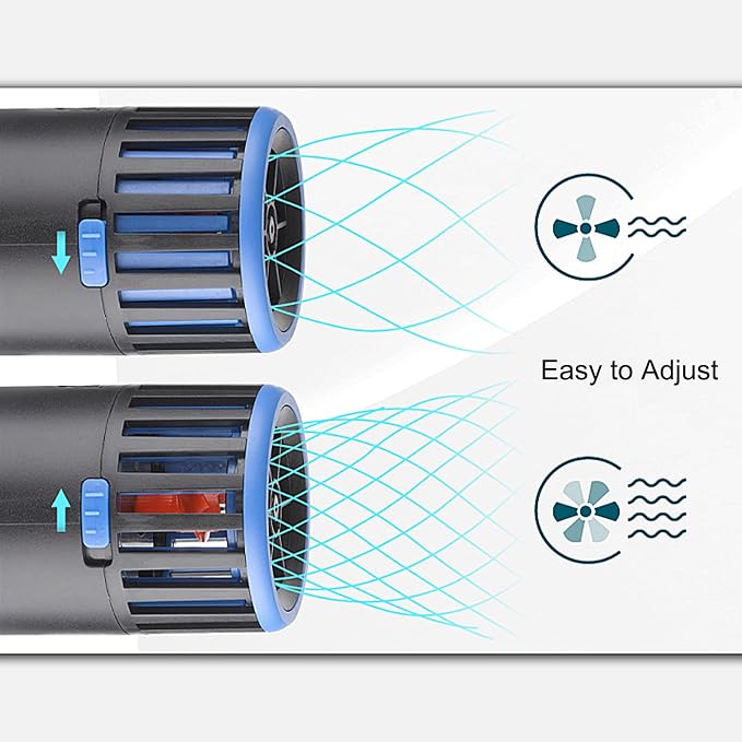 Carefree Fish Aquarium Magnetic Dual Powerheads 8W 1800Gph for 5~25Gal Fish Tank Wave Maker Quiet and Strong Submersible Water Circulation Pump for Freshwater and Saltwater