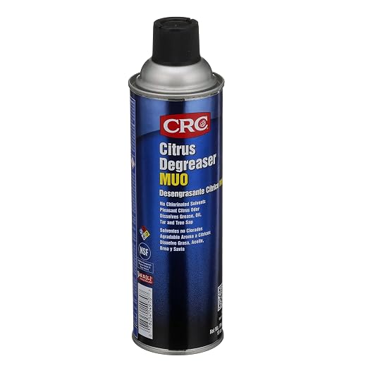 CRC Citrus Degreaser MUO 14970 – 15 Wt. Oz.,Heavy Duty Citrus Degreaser For Removing Grease And Oil