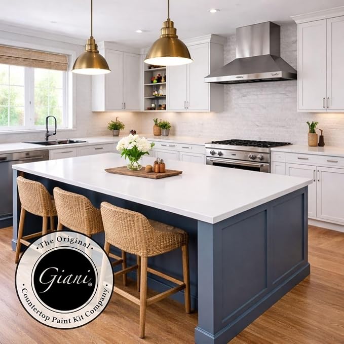 Giani Easy Epoxy Quartz Countertop Paint Kit (White Glass)