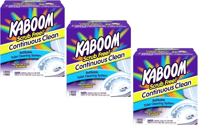 Church And Dwight 35113 "kaboom" Scrub Free Toilet Cleaning System (Pack of 3)