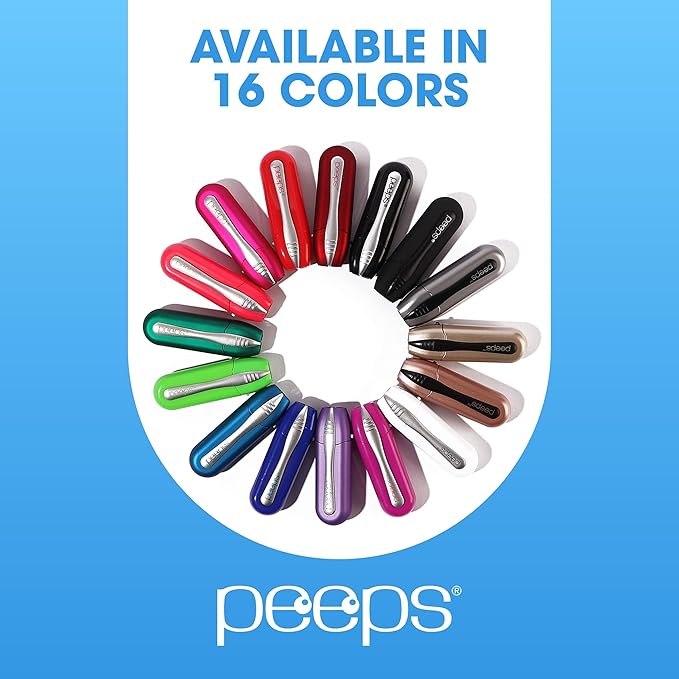 Peeps Glasses Cleaner - for Eyeglasses, Reading Glasses, and More - Lens Cleaner with Carbon Microfiber Tech-Soft Touch Lavender-3 Count (Pack of 1)
