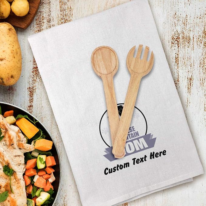 Style In Print Custom Decor Flour Kitchen Towels Mom Bernese Mountain Dog Pets Dogs Cleaning Supplies Dish Towels Design Only