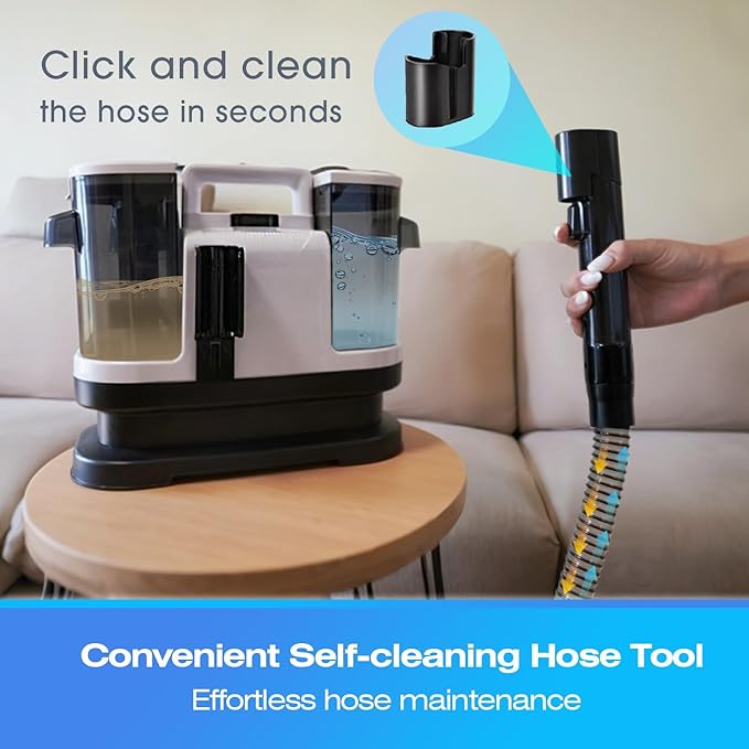 Carpet Cleaner Machine, 18Kpa Powerful Suction, Spot Cleaner & Pet Stain Remover, Self-cleaning, Large Dual Water Tank, Deep Cleaning for Carpet, Area Rugs, Upholstery, Cars, H6