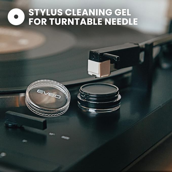EVEO Vinyl Care Bundle - 200 Vinyl Sleeves + Vinyl 4-1 Cleaner Kit