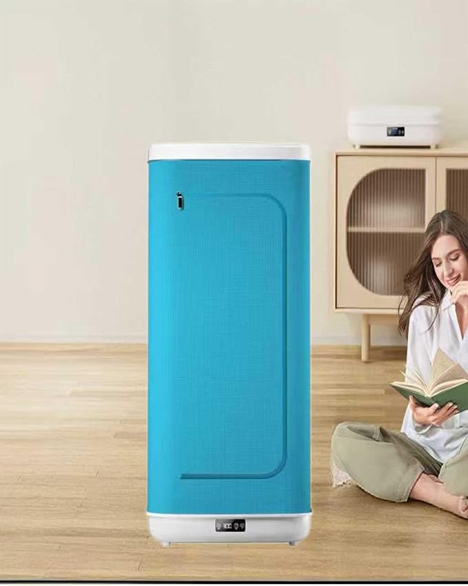Portable Clothes Dryer with Remote Control, Foldable Mini Dry Cabinet, Fast Drying & Quiet Operation, Suitable for Small Spaces, Apartments, RVs, Dormitories and Travel