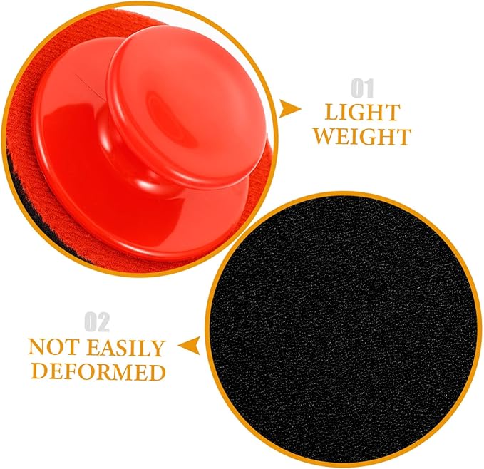 PartyKindom 2sets Car Polishing Kit Wax Applicator Pads Pads Car Sponge Detailing Buffing Multi-use Cleaning