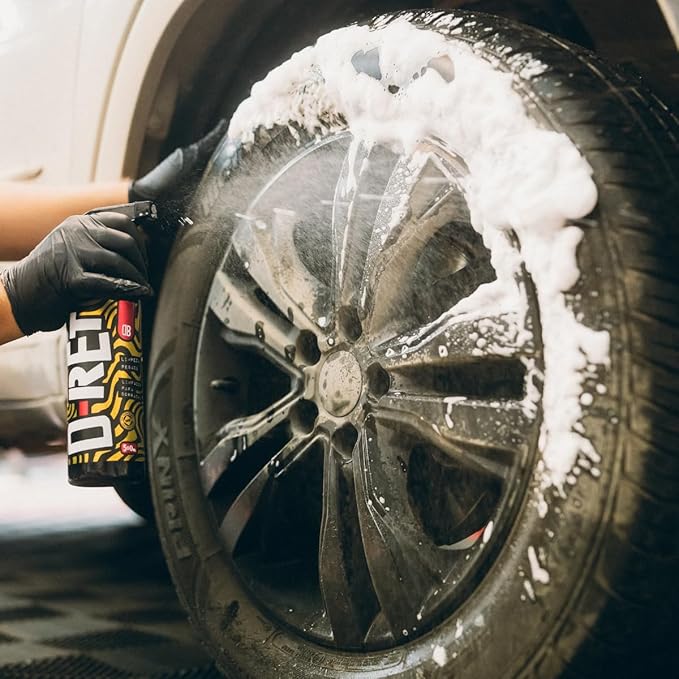DUB BOYZ Complete Wheel & Tire Care Kit – Includes Iron Skunk Rim Decontaminant, D-RET Heavy-Duty Rubber Cleaner, and Good Shine Tire Dressing – Deep Clean and Shine for Wheels and Tires