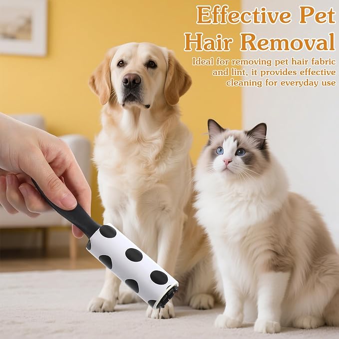 40 Pcs Mini Lint Roller for Travel Small Lint Removers Bulk for Pet Hair and Clothes Small Size Removers Portable Sticky Removing Tool for Cleaning Furniture Dog Car Seat