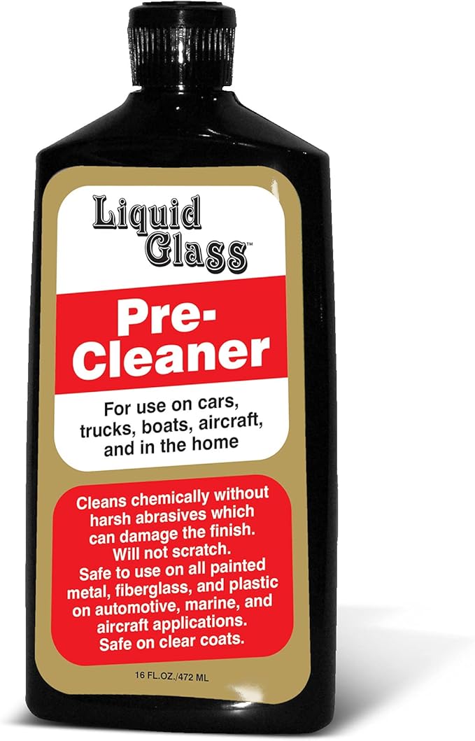 Liquid Glass Pre-Cleaner, For Use on Cars, Trucks, Boats, Aircraft, and in the Home - 16 Fluid Ounces