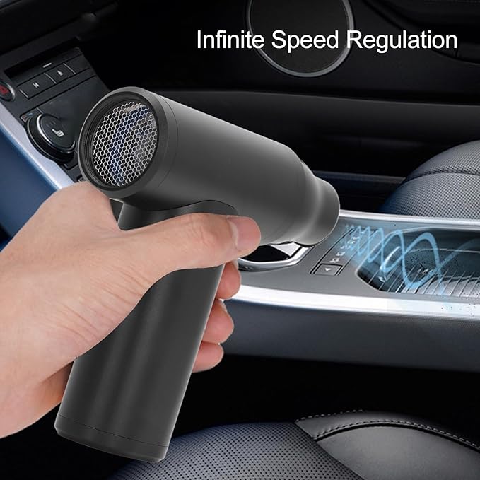 110000RPM Fan Customizable Wind Speed, Compressed Air Duster Powerful deep Cleansing, Dry Blower for Home Office car Computer Keyboard Outdoors