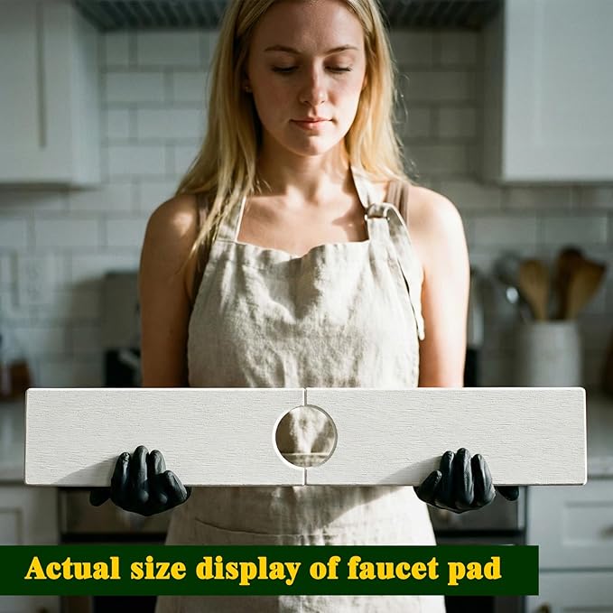 Diatomite Stone Dish Drying Mat & Faucet Mat Set – Absorbent Kitchen Countertop Protector, Fast-Drying, Non-Slip, Includes 1x Dish Mat & 1x Faucet Mat (16*12)