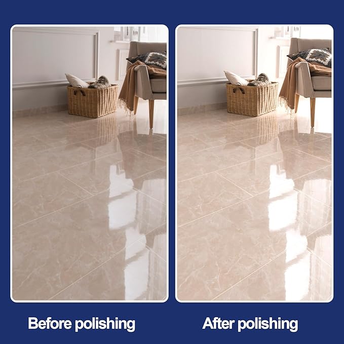 Marble Polishing Paste Kit – Granite & Quartz Polish, Stone Cleaner, Sealer & Protector for Countertops, Floors & Walls – Scratch Remover & High-Gloss Stone Care (2.2LB)