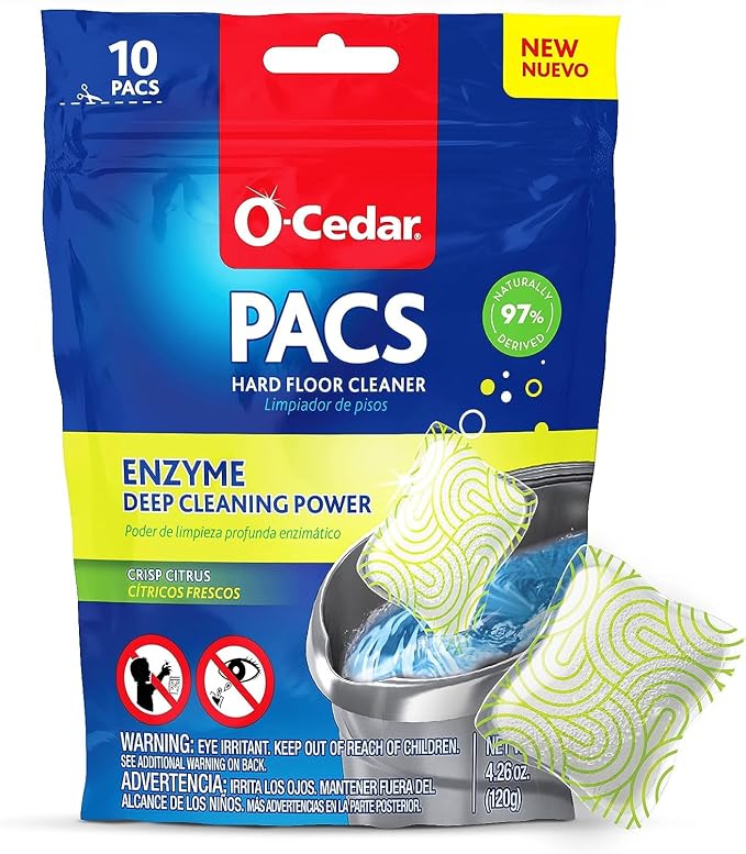 O-Cedar 2 Rinseclean Refills + 1 Citrus and 1 Lavender Pacs (Variety Pack)