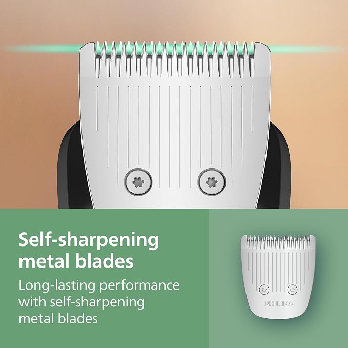 Philips Norelco All-in-One 9000 Series 28-Piece Trimmer - Electric Shaver and Clipper for Face, Beard, Head & Body, Self-sharpening Full Metal Blades, 27 Length Settings (0.5-20 mm), MG9585/49