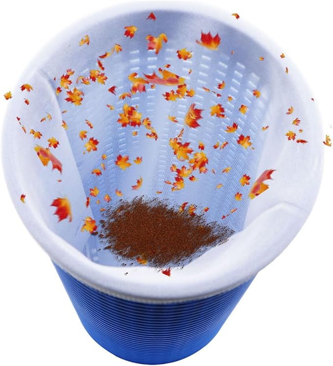 Large Leaf Canister for Pool Vacuum, Pool Leaf Catcher, in-line Filter Canister with Mesh Basket for Hayward Automatic & Manual Cleaners