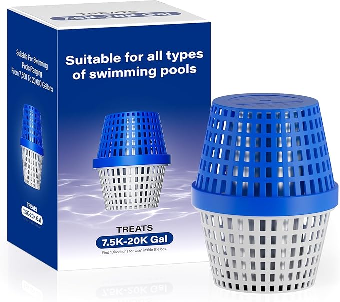Pool Filters Replacement Cartridge -Quick and Easy Installation Pool Unit for 7.5k-20k Gallons Swimming Pools (Blue and White)
