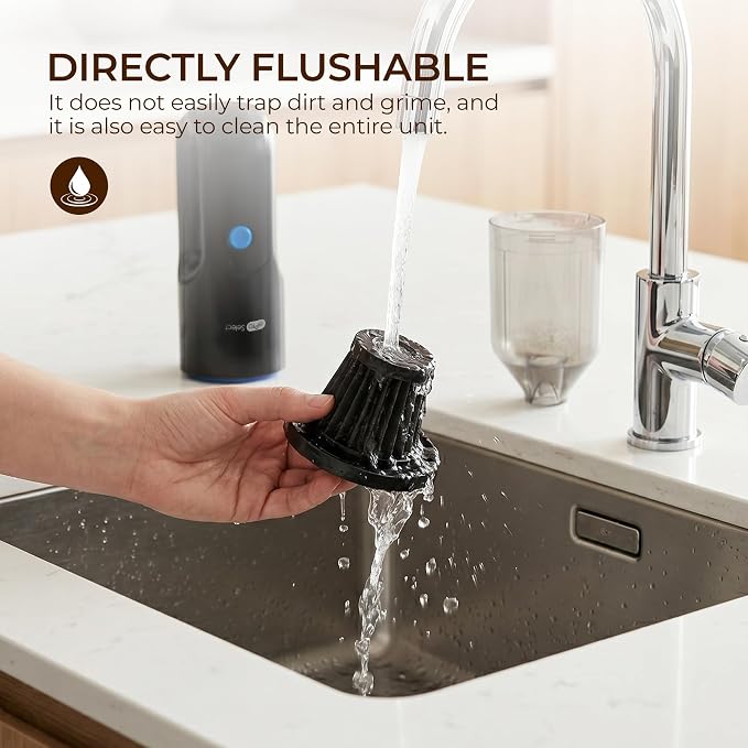 Mini Crumb Vacuum 10000Pa Brushless Motor Rechargeable Cordless Handheld Vacuum, Lightweight Portable Cleaner for Home Car Office Keyboard Sofa Furniture Pet Hair Dust Debris Crevices Tight Spaces