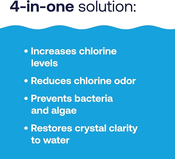 HTH 42052W Swimming Pool Care 3" Chlorine Tabs Advanced, Individually Wrapped Tablets, 5lb and HTH 52037 Swimming Pool Care Shock Advanced, Swimming Pool Chemical, Cal Hypo Formula, 12 Count(Pack of 1)