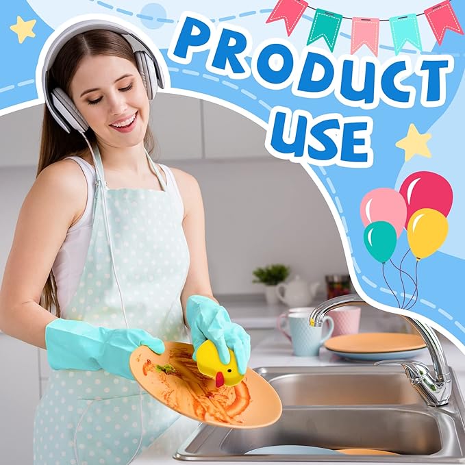 Irenare 30 Pieces Oil Absorbing Sponge Swimming Pool and Spa Scum Absorbing Hot Tub Accessories Hot Tub Cleaning Kit to Collect Scum, Grime and Oil from Hot Tub, Swimming Pool and Spa (Duck)