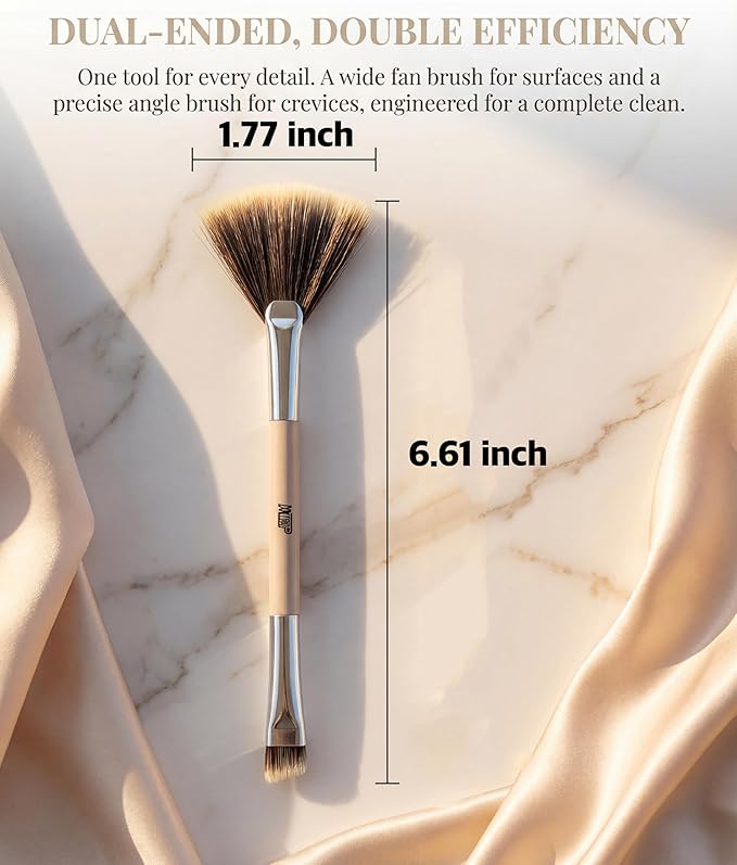 Anti-Static Double Head Cleaning Brush - Soft PBT Bristle Precision Cleaner for Models,Dolls & Delicate Collectibles and Intricate Items-1pcs