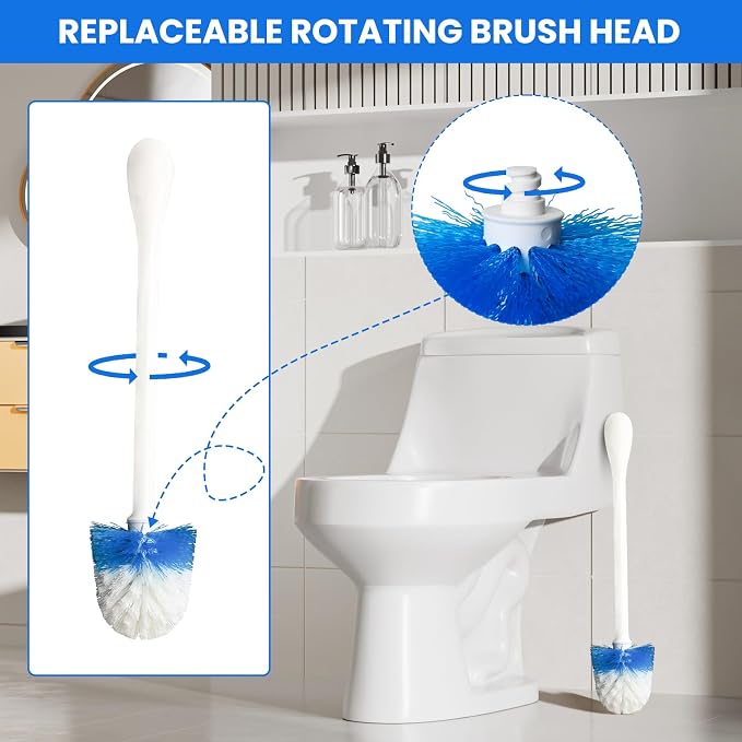 Soap Dispensing Dish Brush + Toilet Brush Refills for OXO Toilet Brush Only