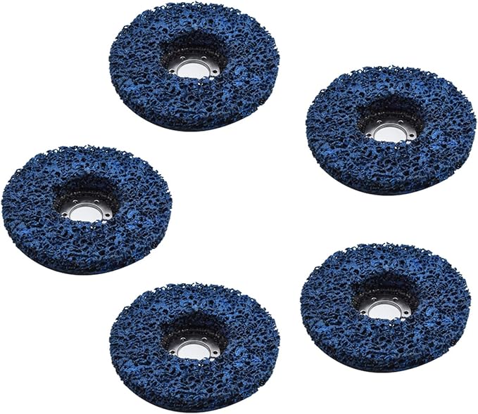 5Pcs 4-1/2" x 7/8" Strip&Clean Discs for Angle Grinders