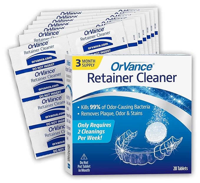 OrVance Retainer Cleaner Tablets (56 Count) & OrVance Pontics (32 Count)