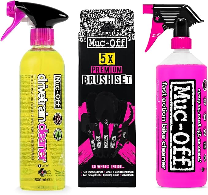Muc-Off Nano Tech Bike Cleaner 1L | Biodegradable Formula, Safe on Carbon Fibre and All Surfaces | Breaks Down Dirt on a Molecular Level