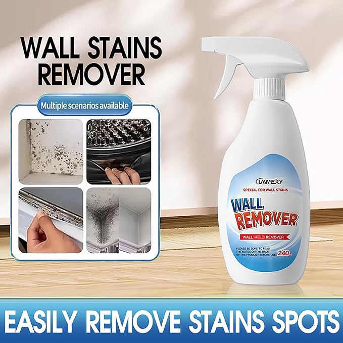 LANWEXY-Highly Effective Removal Spray,Wall Cleaner Spray-Bathroom Foam Cleaner for Shower,Wall,Ceiling,Wood,Kitchens,Tile,Killer with Prevention Inhibitor-1 bottle