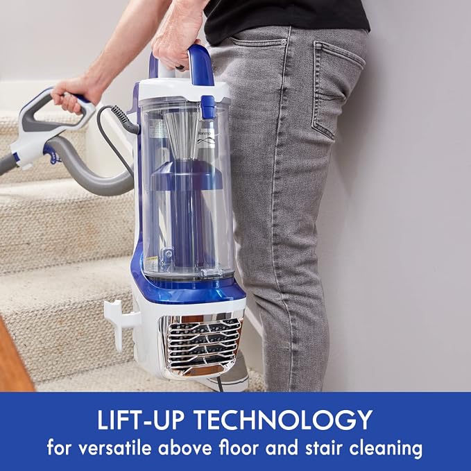 Kenmore DU5080 Bagless Upright Vacuum Lift Cleaner 2-Motor Power Suction with HEPA Filter, 3-in-1 Combination Tool, Pet Handi-Mate for Carpet, Hard Floor, 2 Liters, Navy