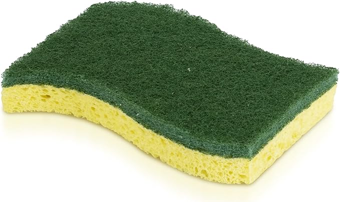 Pine-Sol Heavy Duty Scrub Sponges for Cleaning | Dual-Sided Dishwashing and Scouring Pad | Kitchen Supplies for Washing Dishes, Pots, Pans, 2 Pack