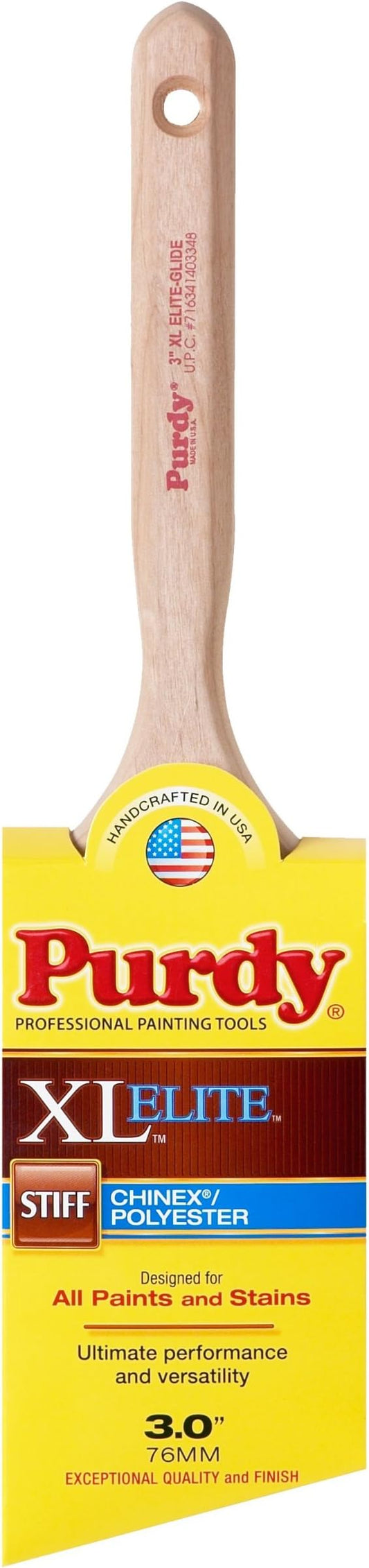 Purdy 144152520 XL Elite Series Glide Angular Trim Paint Brush, 2 inch