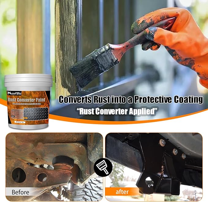 Rust Converter Paint Black+Red