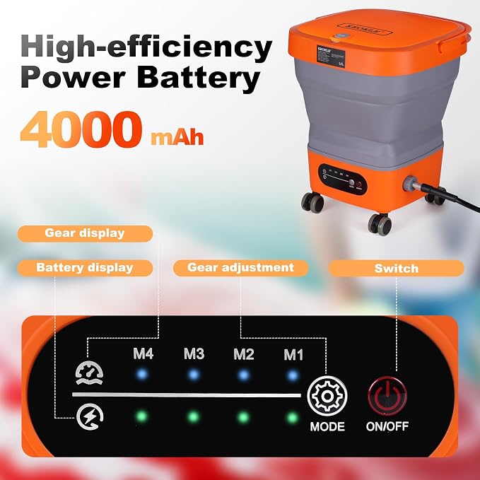 Cordless Washer with 16FT Hose
