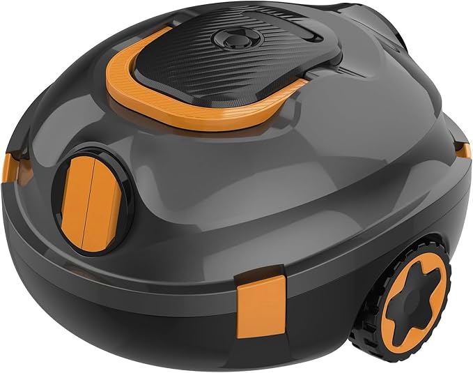 Y20 Robotic Pool Cleaner, Cordless Pool Vacuum for Above Ground & Inground Flat Pools with Dual Motors, 150 Min Runtime, Auto-Parking, Powerful Pool Vacuum Robot for Up to 1300 Sq.Ft