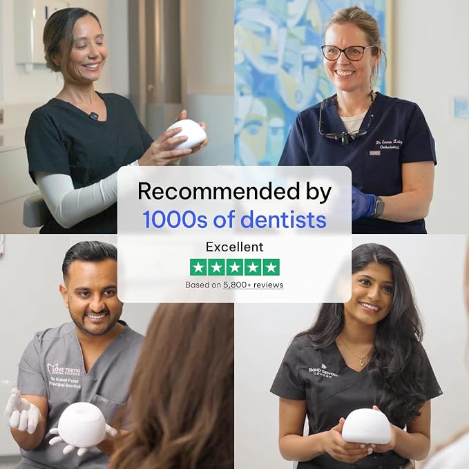 Zima Dental Pod PRO: New Ultrasonic Retainer Cleaner Machine. Market-Leading, Best Aligner Cleaner, Nightguard Cleaner, Mouthguard Cleaner, Denture Cleaner, Ultrasonic Cleaner for Oral Dental Care
