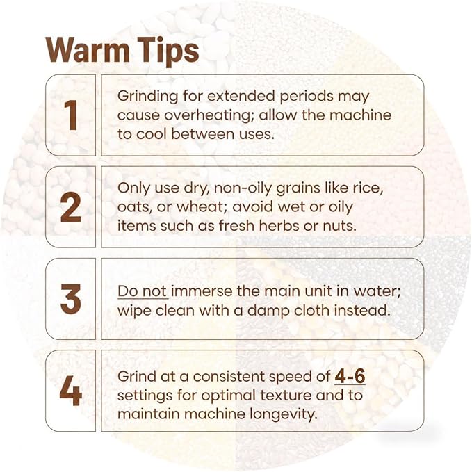 Grain Mill Attachment for KitchenAid Stand Mixer, All Metal Grain Mill Flour Mill for Kitchen Aid Accessories, Suitable for Grinding Non-Oily Dry Grain Corn, Coffee Bean, Millet, Wheat and Cereals