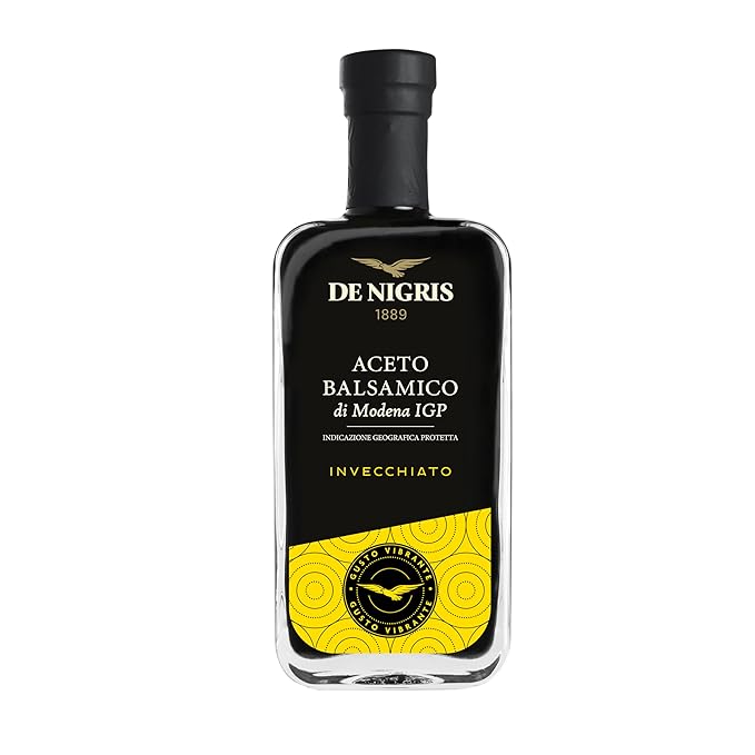 De Nigris Balsamic Vinegar Of Modena Excellence Line, Yellow Eagle Vibrant Flavor, 8,5 Oz (250ml) | Balsamic Vinegar From Modena Italy, Strong And Velvety Taste, Aged