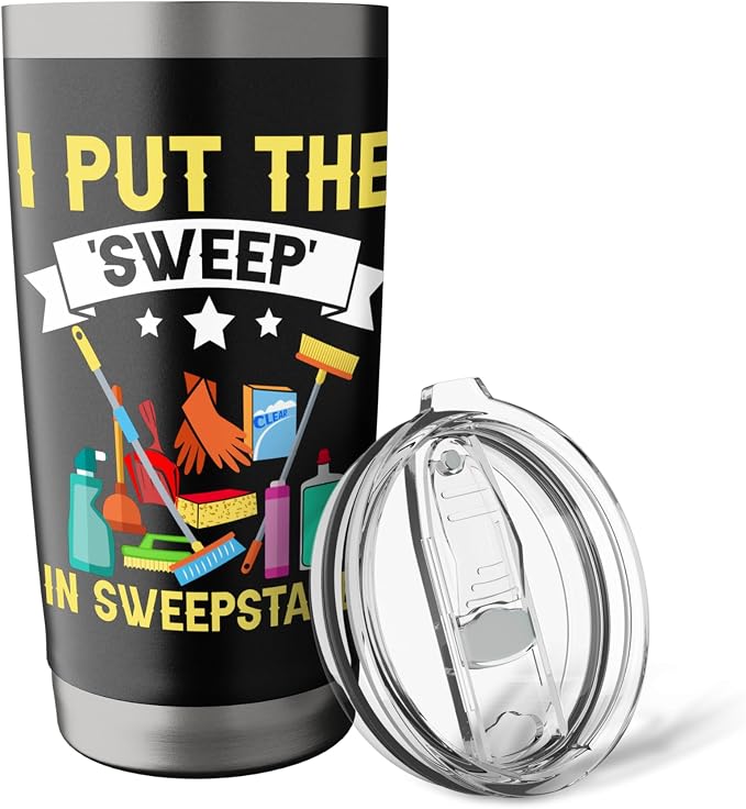 I put the Sweep in Sweepstakes Cleaning Stainless Steel Insulated Tumbler