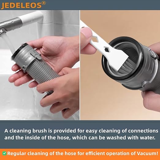 JEDELEOS Floor Nozzle Hose 193FFJ and Brush Roll 117FFJ for Shark Navigator NV350,NV351,NV352,NV355,NV356,NV356E,NV357,NV42,NV22,UV440 Lift-Away Upright Vacuum Bundle