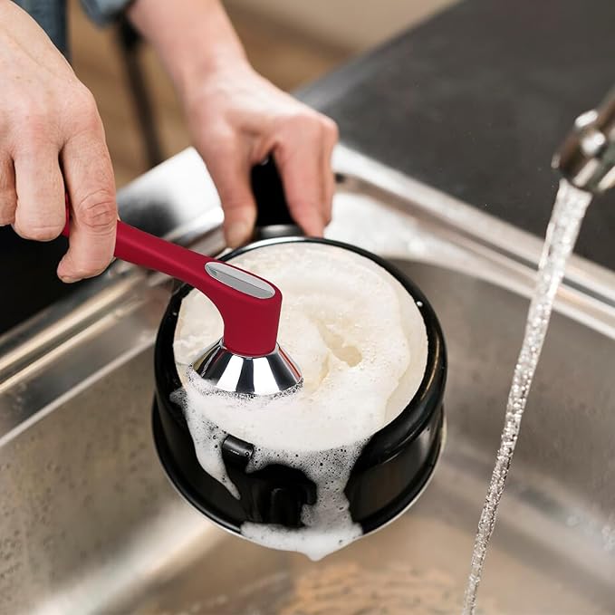 2pcs Cast Iron Oil/Wax/Conditioner Applicator+Cast Iron Cleaning Scrubber Brush-Cast Iron Care Accessories