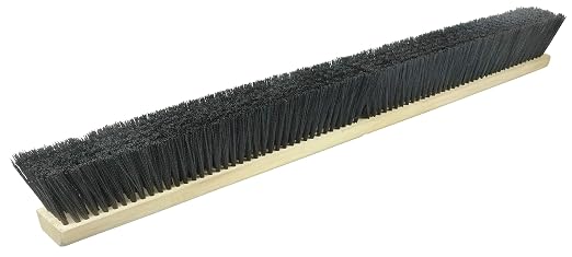 Weiler 42095 36" Medium Sweep Floor Brush, Black Polypropylene Fill, Includes Brace